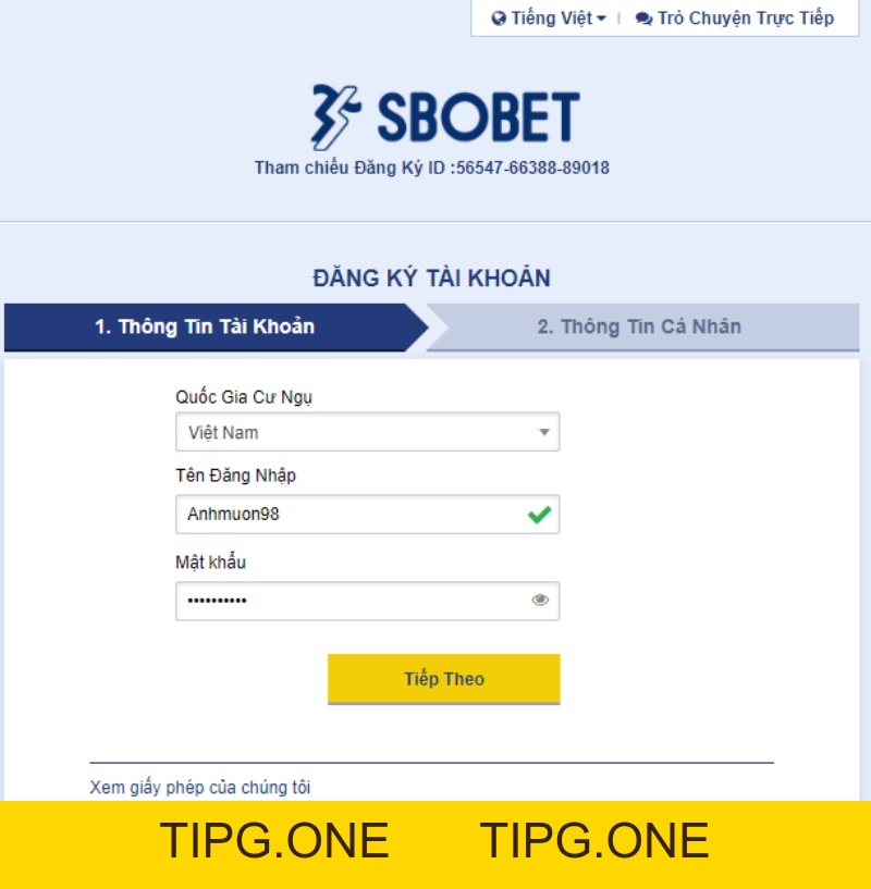 Đăng Ký Sbobet - Sbobet
