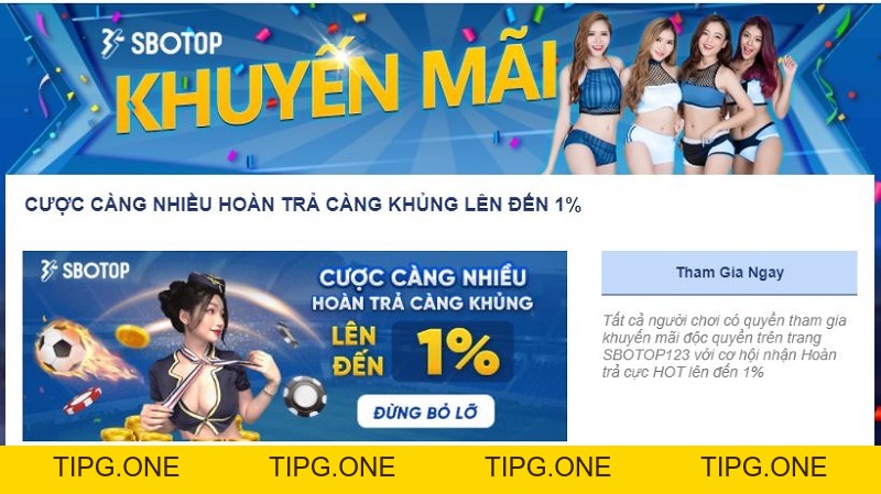 Khuyến Mãi Sbobet - Sbobet